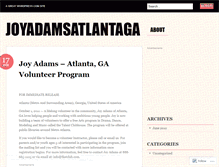 Tablet Screenshot of joyadamsatlantaga.wordpress.com