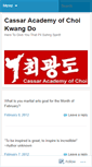 Mobile Screenshot of choikwangdo.wordpress.com