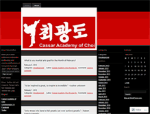 Tablet Screenshot of choikwangdo.wordpress.com