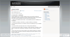 Desktop Screenshot of kafumango.wordpress.com