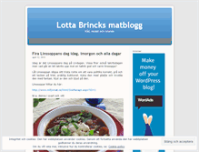 Tablet Screenshot of lottabrinck.wordpress.com