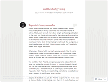 Tablet Screenshot of matthew848yyvsblog.wordpress.com