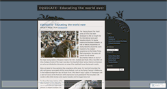 Desktop Screenshot of equicate.wordpress.com