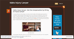 Desktop Screenshot of idahoinjurylawyer.wordpress.com