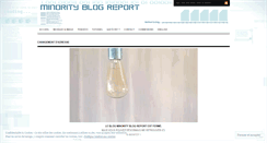 Desktop Screenshot of minorityblogreport.wordpress.com