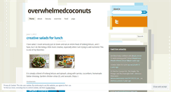 Desktop Screenshot of overwhelmedcoconuts.wordpress.com
