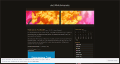 Desktop Screenshot of dontblinkphotography.wordpress.com