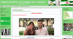 Desktop Screenshot of partidoandalucistasierradeyeguas.wordpress.com