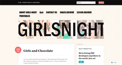 Desktop Screenshot of bbcgirlsnight.wordpress.com