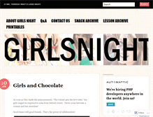 Tablet Screenshot of bbcgirlsnight.wordpress.com