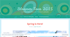 Desktop Screenshot of blossomtour.wordpress.com