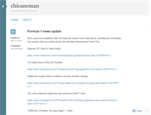 Tablet Screenshot of chicaneman.wordpress.com