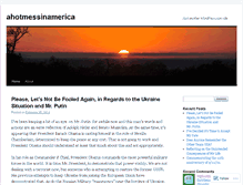 Tablet Screenshot of ahotmessinamerica.wordpress.com