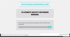 Desktop Screenshot of motivideen.wordpress.com