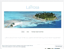 Tablet Screenshot of latrosa.wordpress.com