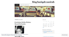 Desktop Screenshot of haziqahnasirah.wordpress.com