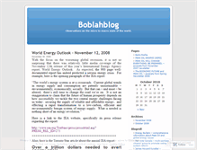 Tablet Screenshot of boblahblog.wordpress.com