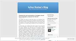 Desktop Screenshot of irostas.wordpress.com