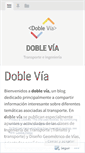 Mobile Screenshot of doblevia.wordpress.com