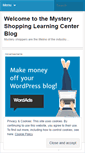 Mobile Screenshot of mysteryshoppinglearningcenter.wordpress.com