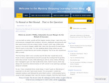 Tablet Screenshot of mysteryshoppinglearningcenter.wordpress.com