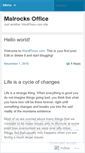 Mobile Screenshot of malrock.wordpress.com