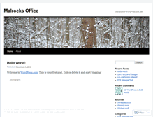 Tablet Screenshot of malrock.wordpress.com