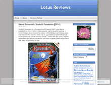 Tablet Screenshot of lotuswatcher.wordpress.com