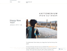 Tablet Screenshot of kattomenium.wordpress.com