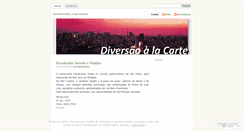 Desktop Screenshot of diversaoalacarte.wordpress.com
