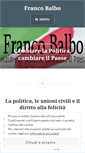 Mobile Screenshot of francobalbo.wordpress.com