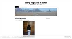 Desktop Screenshot of eatingelephantsinfrance.wordpress.com