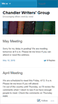 Mobile Screenshot of chandlerwriters.wordpress.com