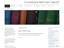 Tablet Screenshot of chandlerwriters.wordpress.com