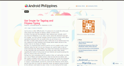 Desktop Screenshot of androidphilippines.wordpress.com