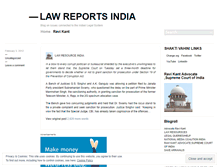 Tablet Screenshot of lawreports.wordpress.com