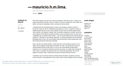Desktop Screenshot of mauriciohmlima.wordpress.com