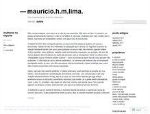 Tablet Screenshot of mauriciohmlima.wordpress.com