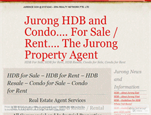 Tablet Screenshot of jurong.wordpress.com