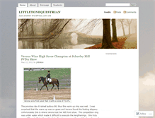 Tablet Screenshot of littletonequestrian.wordpress.com