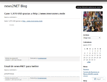 Tablet Screenshot of news2net.wordpress.com