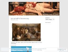 Tablet Screenshot of joshuahoffine.wordpress.com