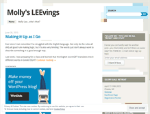 Tablet Screenshot of leevings.wordpress.com