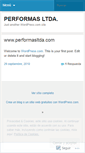 Mobile Screenshot of performasltda.wordpress.com