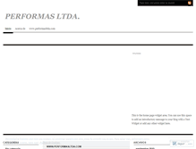 Tablet Screenshot of performasltda.wordpress.com