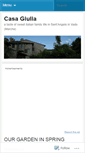 Mobile Screenshot of casagiulia.wordpress.com