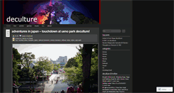Desktop Screenshot of deculture101.wordpress.com