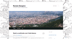 Desktop Screenshot of nunziagargano.wordpress.com