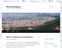 Tablet Screenshot of nunziagargano.wordpress.com