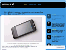 Tablet Screenshot of phones4all.wordpress.com